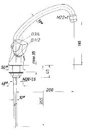 SCHMIEDL GS Einlochbatterie Atmos Glasklar   – GS1071P
