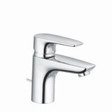 KLUDI Kludi Pure&Solid WT-Einhandmischer 75 DN15 mit Ablaufgarnitur   – 342760575