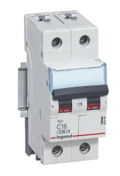 LEGRAND LS-Schalter 6kA C 16A/1pol+N  2TE   – 403459