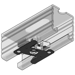 MEFA Stex Montageplatte MP 45, M10 gvz  – 1280010