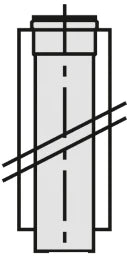 VAILLANT Vaillant extension conc.2m No.303205 – 303205