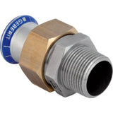 GEBERIT GE Mapress ES Uebergangsverschraubung mit UeWM aus Messing d22mm x R1  – 35336