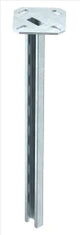 OBO Drop Rod with Welded Base Plate 41x21x300 Steel Hot-Dip Galvanized – 6342752