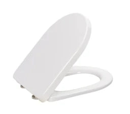 MKW Dario Basic Toilet Seat with Lid, White, with Vario Hinge – AC27-0201