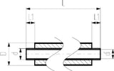 FISCHER GEORG GF Cool-Fit Pipe insl PE100 PN16 d50/D90x5000 – 738174110