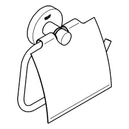 GROHE Grohe Essentials WC-Papierhalter mit Deckel, chrom  – 40 367 001