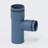 POLOPLAST PP branch fitting POLO-KAL XS DN 50/40/87 degrees – 102214