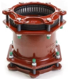 FISCHER GEORG Multi Joint Pipe coupling-screw A2 powder-coated Fig. 3007 DN100 for OD 104-132 – 709305616