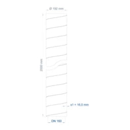 POLOPLAST PO ISO Pipe POLO-KWL DN 160/2000 – 03554