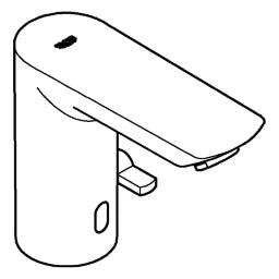 GROHE Grohe WT-IR-Elektron. Bau Cosmopolitan E 36451 mit Mischung 6 Volt chrom   – 36 451 000