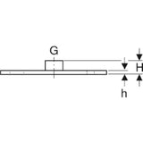 GEBERIT GE rectangular base plate, two-hole, 40x120mm x G3/4 – 362.827.26.1