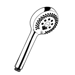 KLUDI Kludi Logo Hand Shower 3S DN15, chrome – 6830005-00