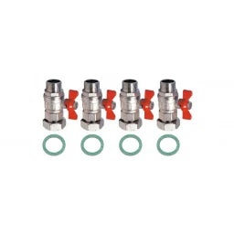 VAILLANT Vaillant Anschluss-Set für VWZ MWT 150 4 Stück Kugelhahn 1"  – 0020234491