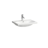 LAUFEN Laufen Lua Washbasin und.bauf. 81008.4 650x460 1 tap hole without overflow white – H8100840001041
