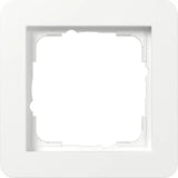 GIRA Cover Frame 1-gang Gira E1 Pure White – 0211150