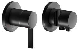 KEUCO Keuco Passion Coll.1 SC Concealed Mixer Round Diverter, 2 Outlets, Black Matt – 53551370011