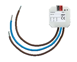 MDT KNX Push-button Interface 2-fold 230 V Inputs Flush-mounted – BE-02230.02