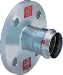 VIEGA Viega Flanschübergang Prestabo 1159.1 in 54mm Stahl verzinkt   – 642 402