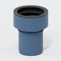 POLOPLAST PO Siphon-Anschlussstück POLO-KAL DN 50/50 (2")   – 02355