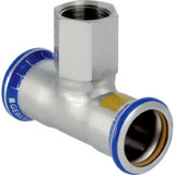 GEBERIT GE Mapress Stainless Steel Gas Tee with Outlet d35mm x Rp1/2 x 35mm – 34059