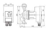 WILO Wilo Glandless High-Efficiency Pump Yonos MAXO plus 25/0.5-10 PN6/10, 140W – 2120601