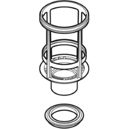 GEBERIT GE Basin with Seal for Concealed Cisterns 110.620, 10.400, 10.800 and Twinline – 240.195.00.1