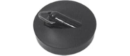 SCHMIDT STEDO VENTIL-STOPFEN PVC SCHWARZ 40,5 MM MIT DREIKANTBÜGEL   – 800099