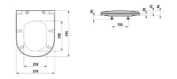 LAUFEN Laufen Lua WC-Sitz mit Deckel 89108.2 abn., weiß  – H8910820000001