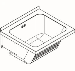 KWC AUSTRIA KWC Sirius Laundry Tub Lavinox Jun Junior 470X430 Overflow Valve 6/4" – 2000057085