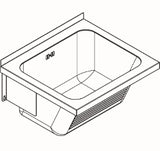 KWC AUSTRIA KWC Sirius Laundry Tub Lavinox Jun Junior 470X430 Overflow Valve 6/4" – 2000057085