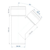 POLOPLAST PO Branch POLO-KAL XS DN 90/75/45 Degrees – 102834