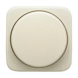 BUSCH-JAEGER Central Plate with Rotary Knob for Dimmer Reflex SI White – 2CKA006599A1334