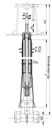 KRAMMER Installation Set tele Fig.385 Rd.1.25-1.85m for House Connection Gate Valve 3/4" - 2" – 5008316