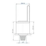POLOPLAST PO Condensate Drain POLO-KAL DN 40 / 1/2" – 02357
