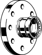 VIEGA Viega Flange with SC Megapress 4259XL in 3 Inch Steel Zn-Ni Coated – 751 876