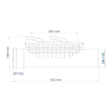 POLOPLAST PO Cleaning Pipe POLO-EHP Control DN 110, blue – 01900