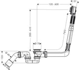 HANSGROHE HG Exafill S Basic Set for Special Bathtubs – 58116180