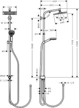HANSGROHE HG Crometta E 240 Reno Showerpipe EcoSmart chrome – 27289000