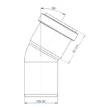 POLOPLAST PO Bend POLO-KAL NG DN 50/30Degree – 02121