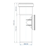 POLOPLAST PP Cleaning Pipe POLO-KAL NG DN 50 – 02342