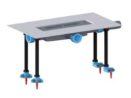 HUTTERER & LECHNER HL53KF InFloor Drain Body, Horizontal, Flat, DN40 – HL53KF