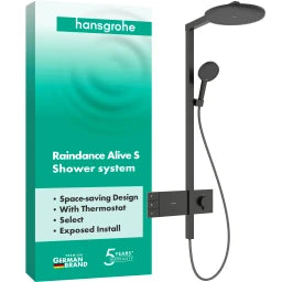 HANSGROHE HG Showerpipe Raindance Alive S 300 2jet mit Thermostat BBC  – 24595340
