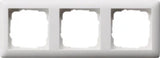 GIRA Frame 3-gang Standard 55 pure white matt - 021304
