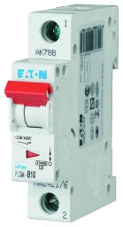 EATON Miniature Circuit Breaker 10kA B 10A/1pole 1HP - 242176