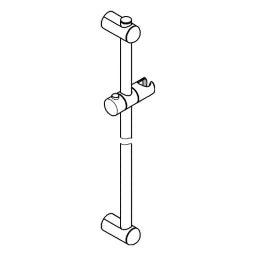 GROHE Grohe Euphoria Brausestange 600mm chrom   – 27 499 000