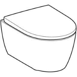 GEBERIT SANITAER Geberit iCon Set WC with TurboFlush, short projection, with toilet seat – 503048001