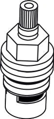HANSGROHE HG Absperreinheit Axor Warmwasserseite   – 96350000
