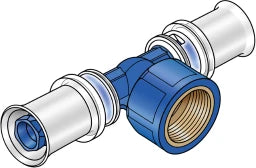 KE KELIT KWW447 WINDOX-W Tee with Branch Threaded 25x1/2" – 72440E02