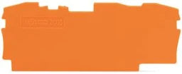 WAGO Abschluss- und Zwischenplatte 1 mm dick, orange   – 2006-1392