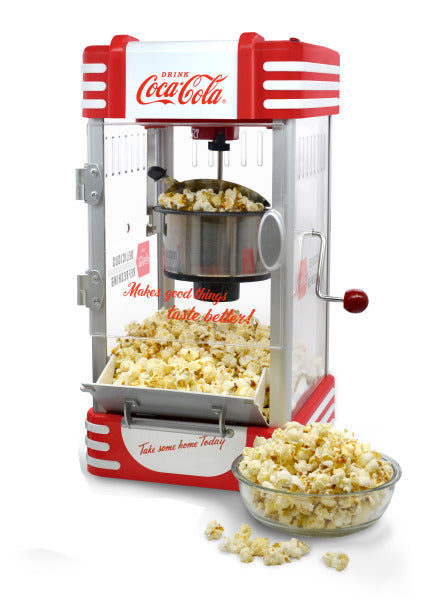 Popcornmaker Retro Coca Cola 310W 10Tassen – 428018
